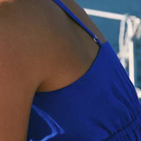 Z SUPPLY Lisbon maxi dress XS in Palace Blue - Picture 4 of 6